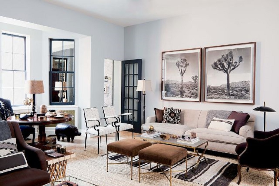 Nate Berkus Gray Paint Living Room