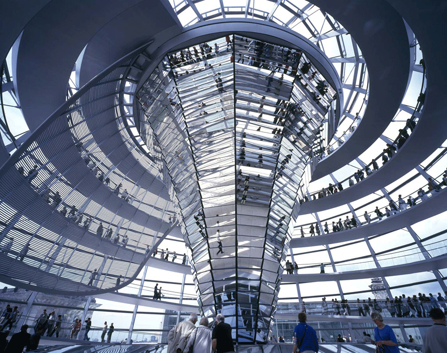 Ράιχσταγκ, Νέο Γερμανικό Κοινοβούλιο, 1992 – 1999, Βερολίνο, Γερμανία. 