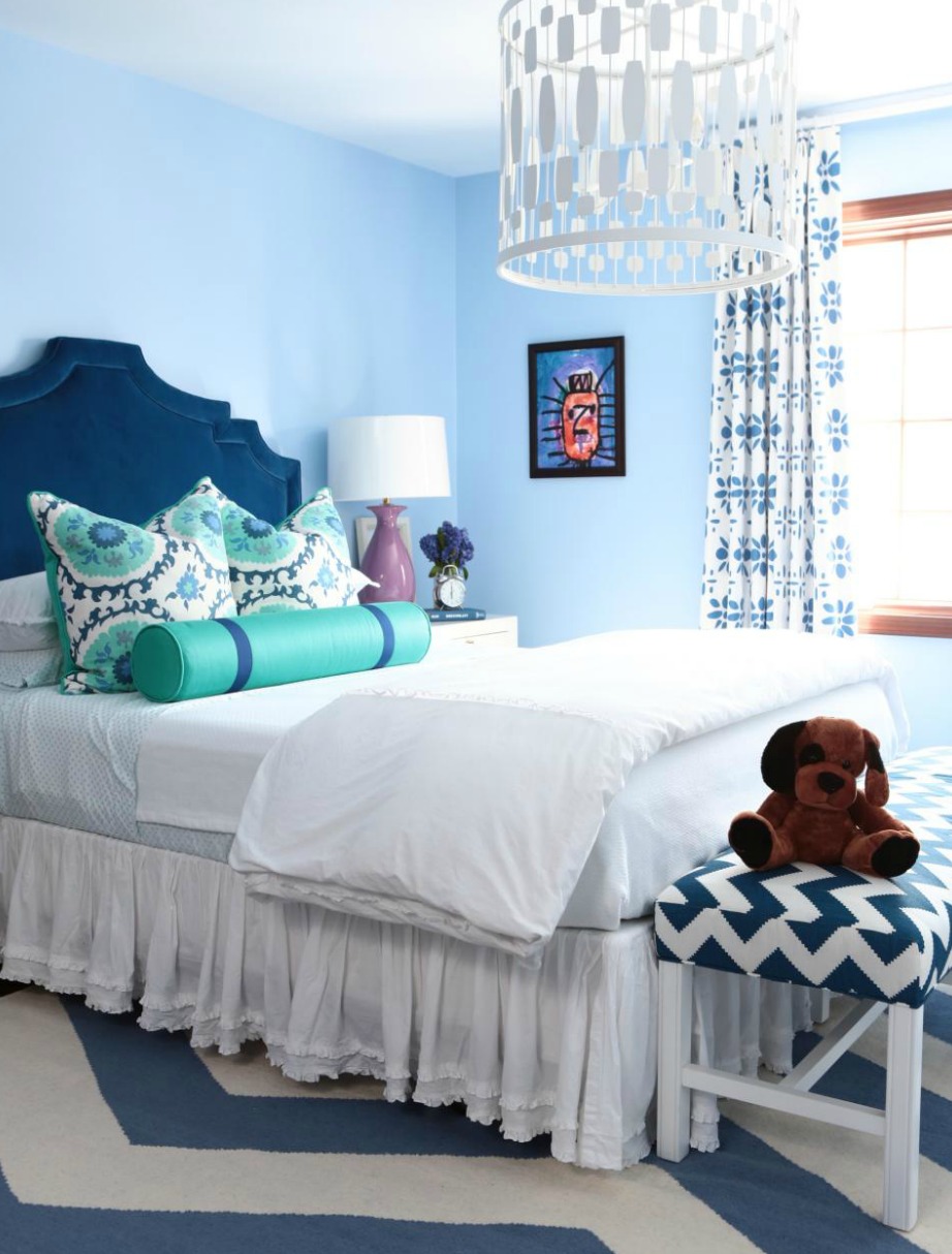 Το μπλε χρώμα στους τοίχους είναι η καλύτερη απόχρωση για να κοιμάστε πιο ήρεμα και εύκολα.