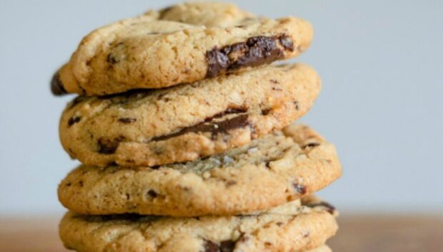 Cookies Χωρίς Ζάχαρη με Σταγόνες Σοκολάτας
