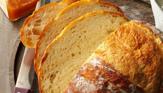 Το πιο Εύκολο Χωριάτικο Ψωμί! Θέλει Μόλις 4 Υλικά για να Γίνει