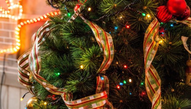 Κάντε την Κορδέλα του Χριστουγεννιάτικου Δέντρου να Δείχνει πιο Πλούσια με Αυτόν τον Απλό Τρόπο